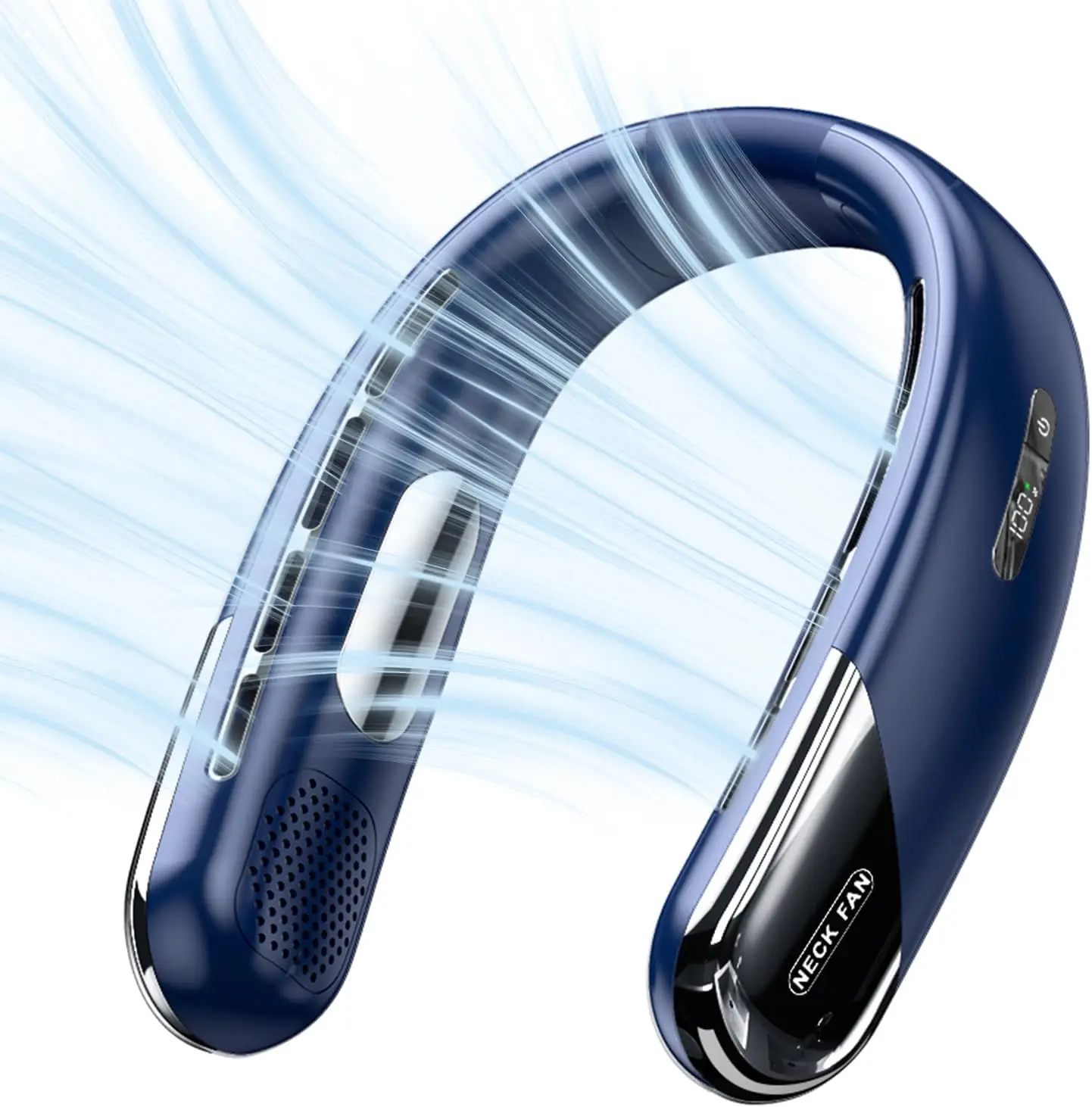 

Portable Neck Fan Personal 4000mah Bladeless Cooling Blow Cold Air Cooler Wearable Fan Around Your Adjustable