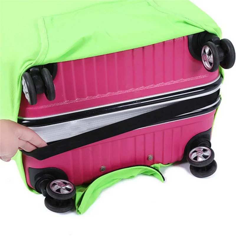 Thicker Travel Luggage Protective Cover Suitcase Case Cover Travel Accessories Elastic Luggage Cover Apply to 18-32inch Suitcase