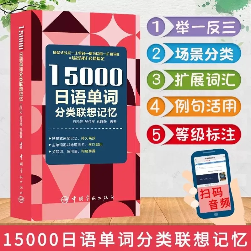 

15,000 Japanese Word Classification Associative Memory Japanese Language Proficiency Test Japanese Vocabulary Shorthand Guide