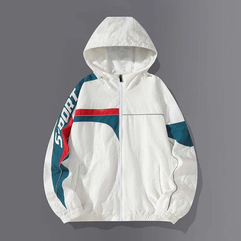 

Уличный плащ с капюшоном, топы, походный плащ, ветрозащитный спортивный теплый весенне-осенний водонепроницаемый легкий ветровка, мужская куртка