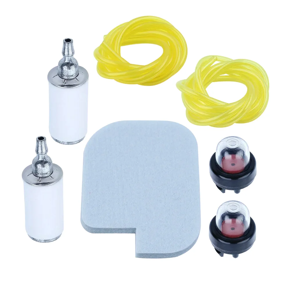 

530047721 530057925 1 Set Air Filter Fuel Line Primer Bulb Kit 530095646 Fit for Poulan P3314 P3416 P3816 P4018 PP3416 PP3516