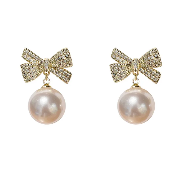 Women's Elegant Imitation Pearl Drop Earrings