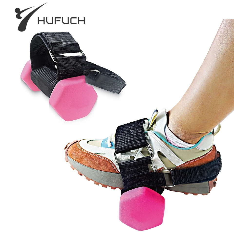 1/2pcs Tibialis 트레이너 덤벨 발 스트랩 조정 가능한 발목 무게 스트랩 다리 근육 강도 훈련 운동