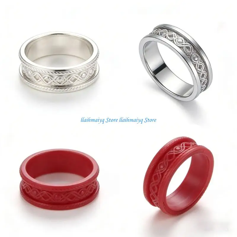 573B Versatile Silicone Jewelry Casting Mould For Creating Beautiful Rings And Artistic Designs