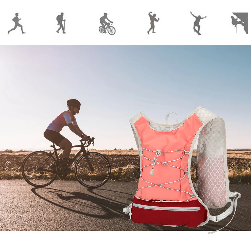 

Велосипедный рюкзак, износостойкий сверхлегкий рюкзак для хранения, дышащая нейлоновая сумка для пешего туризма, рюкзак для марафона, бега по пересеченной местности