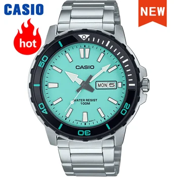 Casio watch for men top luxury set quartz luminous watche waterproof new model for 2024 relogio masculino MTD-125D series