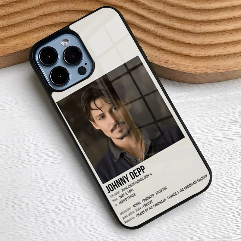 Johnny Depp Phone Case For SAMSUNG S22 S20 ULTRA S21 S30 23 Note5 7 8 9 10 S7edge S8 Plus S9 S10E Lite 2019 PC+TPU Funda