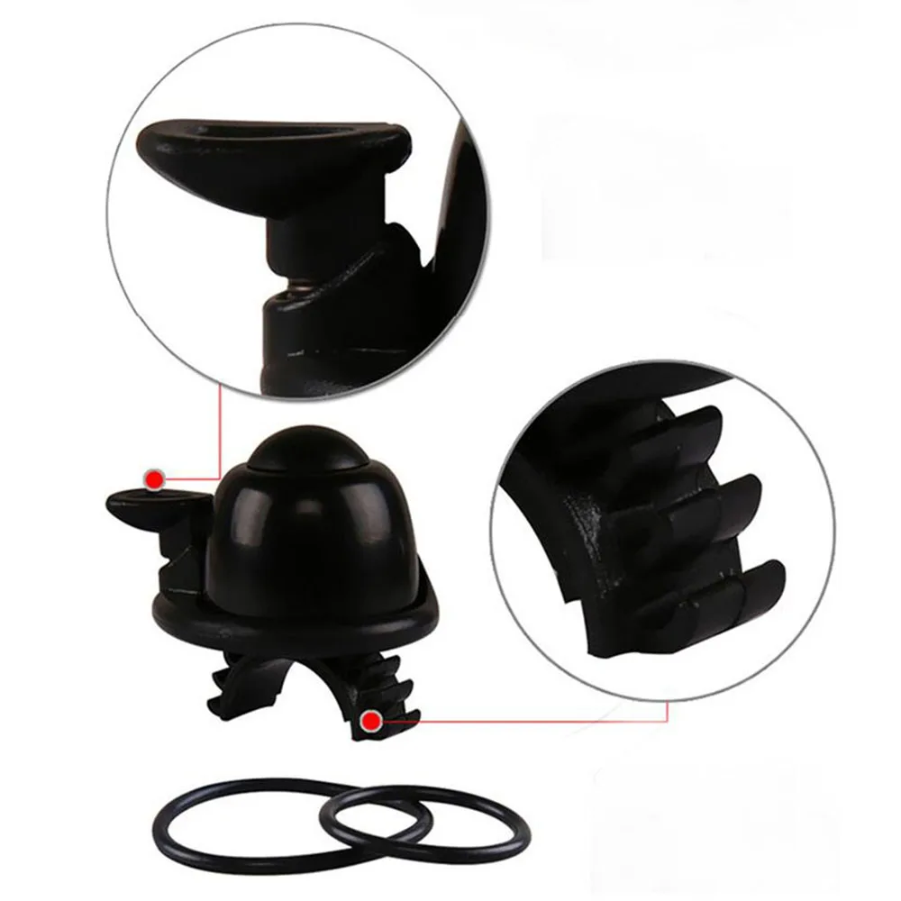 

Road Bike Portable Aluminum Warning Handlebar Rubber band Adjustable Bicycle Bell Bike Horn Ring Bells Alarm Rings