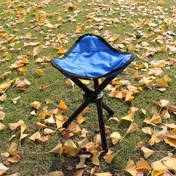 Ultraleve portátil Folding Stool, cadeiras de praia ao ar livre, Folding Stool, Banquinho Triângulo, Leve, Praia, Camping, Pesca, Slacker