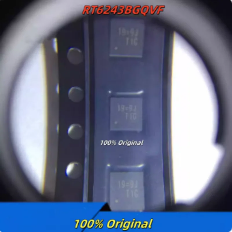 10PCS RT6243BGQVF Synchronous Buck Converter 12A 4.5V-17V VQFN-18L High Efficiency Power Management IC Original New