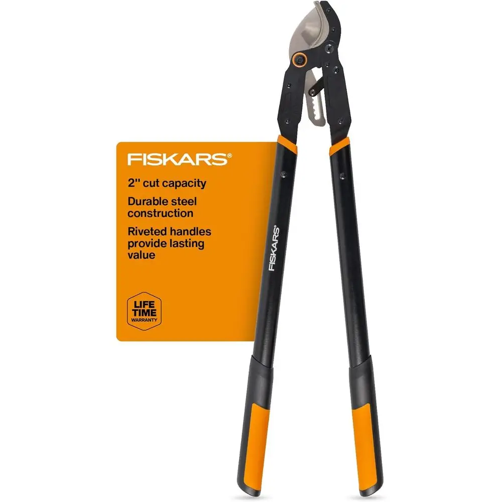 

32-Inch Heavy-Duty Tree Lopper with 2-Inch Cutting Capacity and Riveted Handles for Enhanced Cutting Power