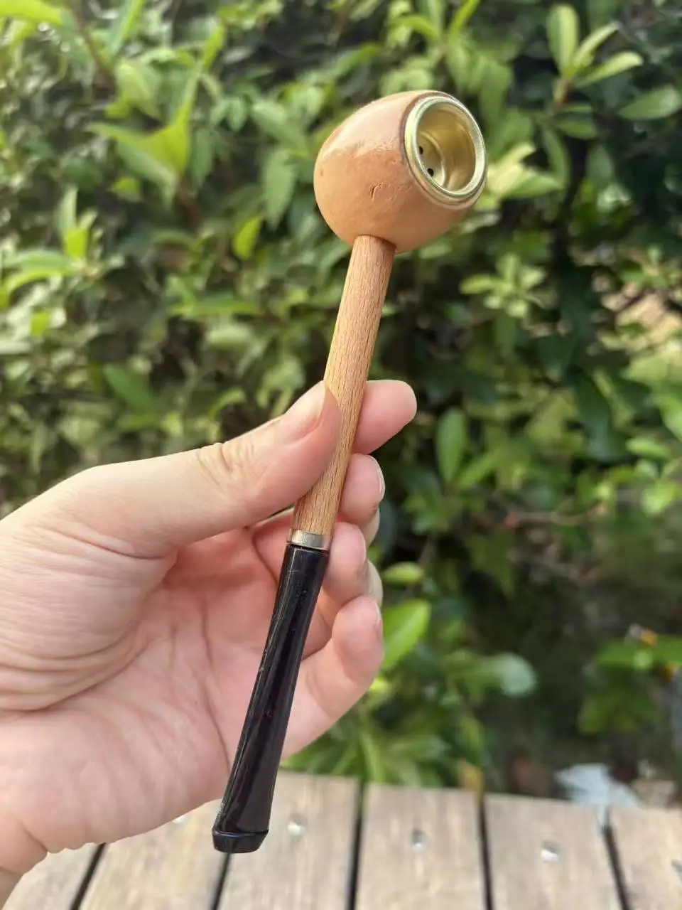 2-piece set, one large and one small, classic retro wooden pipe, handmade cigarette, tobacco resin pipe, best gift for friends