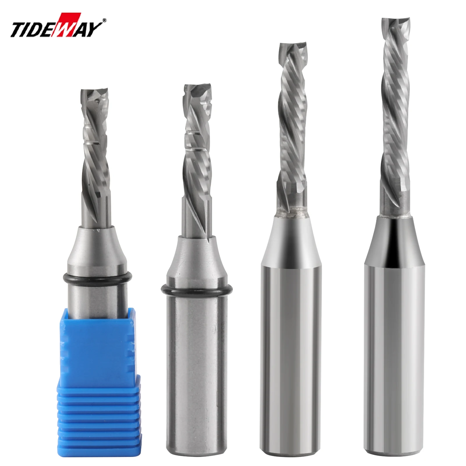 5Pcs 12.7mm TCT Up & Down Cut Milling Cutter 2 Flutes Engraving Machine CNC Router Bit Woodworking Tools Compression Rouoter Bit