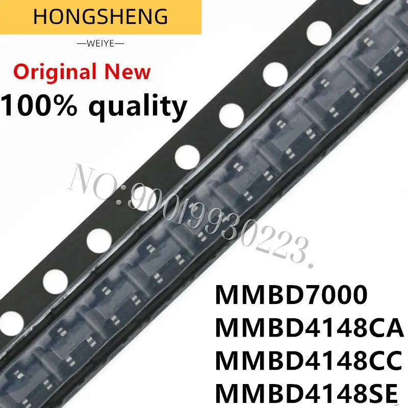 100% New 100pcs/lot MMBD4148 MMBD4148CA D6 4148CC D5 4148SE D4 5H 7000 M5C SOT-23 In Stock