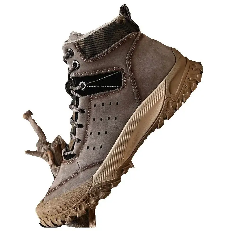 

Classic 2025 High-Quality Unisex Outdoor Hiking Boots Durable Mountaineering Boots Professional Trekking Hiking Boots