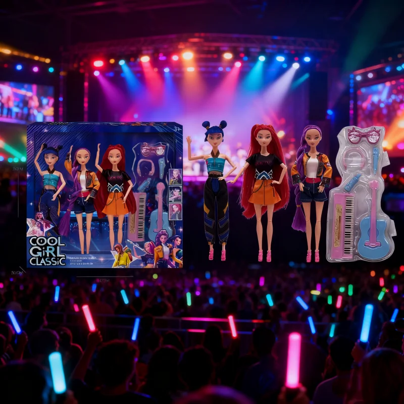 2025 Kpop شيطان الصيادين دمية فينيل رومي ميرا زوي عمل أرقام أنيمي جمع نموذج ديكور الحفلات لعبة أطفال بنات هدية الكريسماس #5