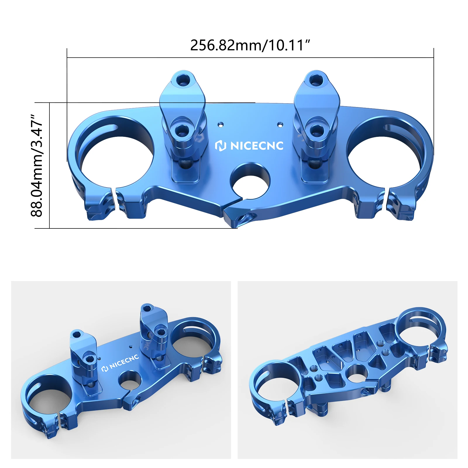 For Husqvarna TE 300 2024 Adjustable Top Triple Tree Clamp Kit TE FE 150 200 250 300 350 400 450 501 2024 FC FX TX TC 2023-2024