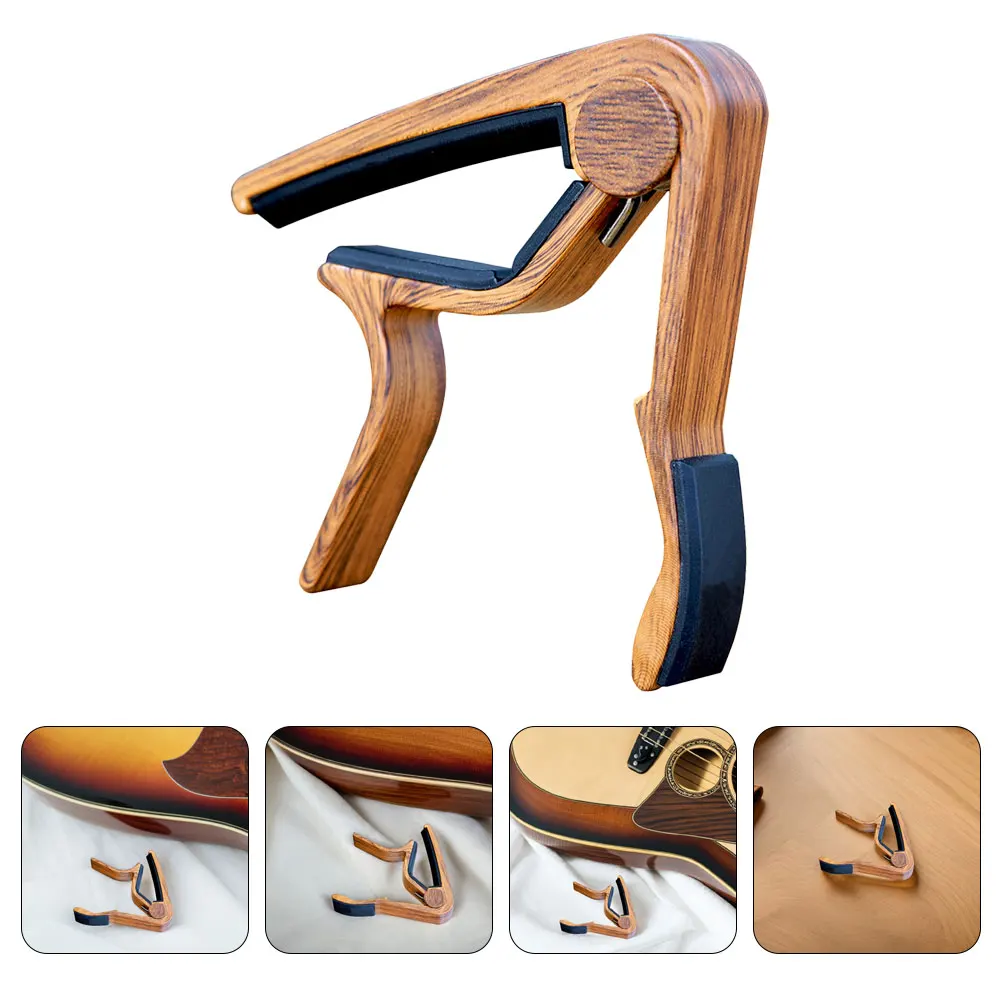 

2 Pcs Grain Tone Clip Classical Guitar Capo for Electric Acoustic Parts Tool Music