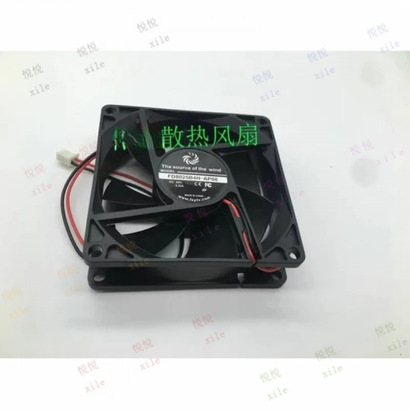 

L L 1PC FD8025B4H-AP00 24V 0.20A 8cm 8025 2-Wire Cooling Fan