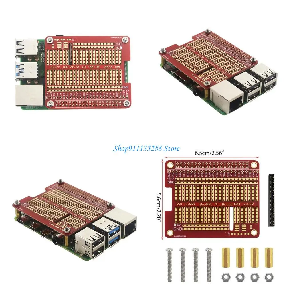 G88D Modelo Modelo RPI GPIO da placa extensão do Proto Hat SHIEL