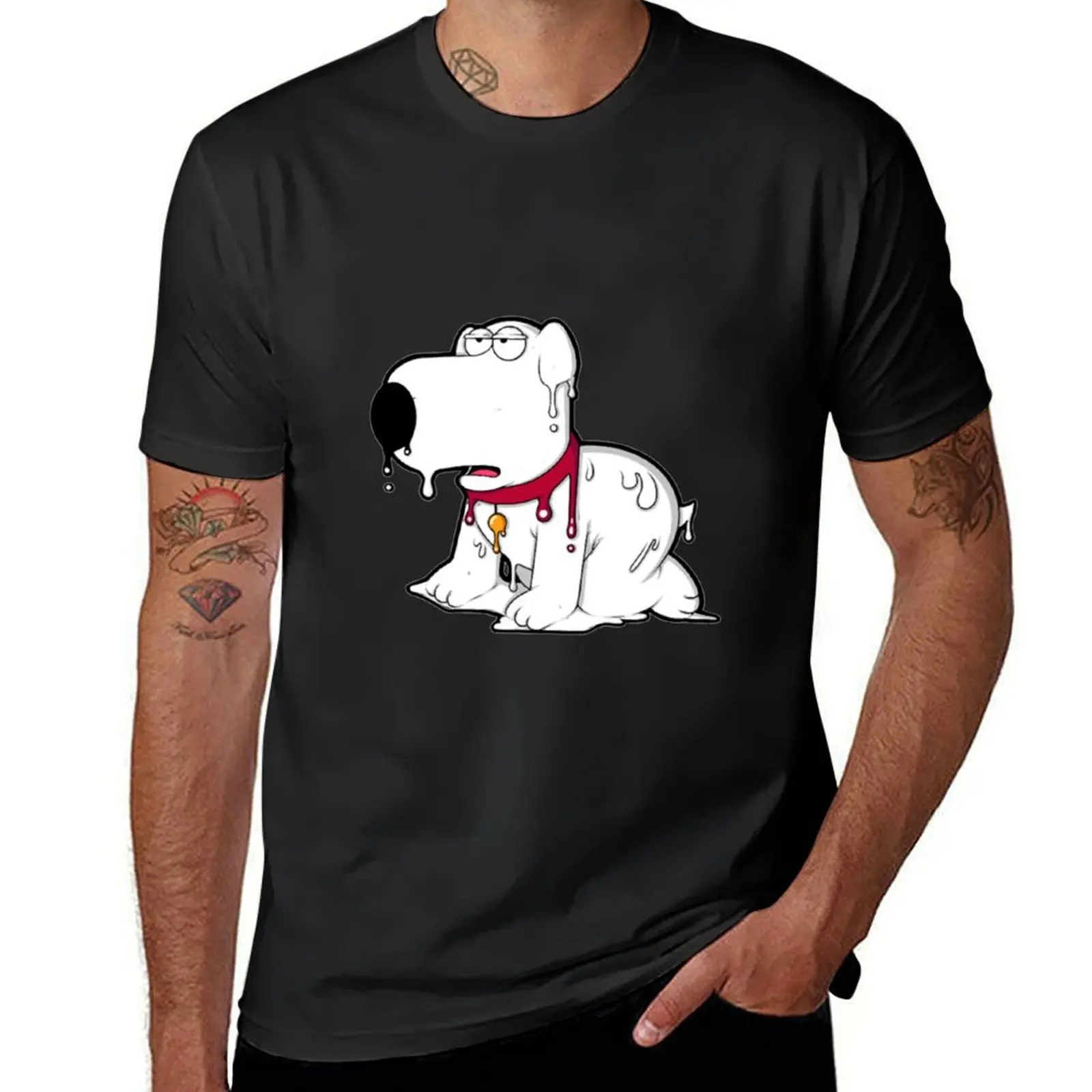 

Melting Brian T-Shirt quick drying affliction shirts animal prinfor boys designer t shirt men