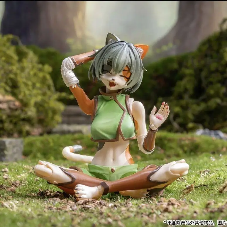 

New Ladotoys In Stock Anime Action Figure Kit Tonia Calico Catgirl Herbologist Magic Continent Adventure Desk Decoration Items