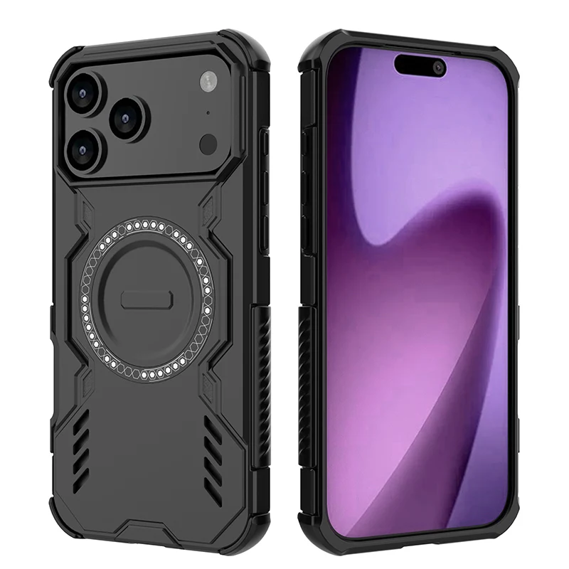 Strong Magnetic Fitted Phone Case For Iphone 17 Pro Max Air 16E 16 15 Plus 17 Pro Max Iphone17 Iphone16 Cell Phone Accessories