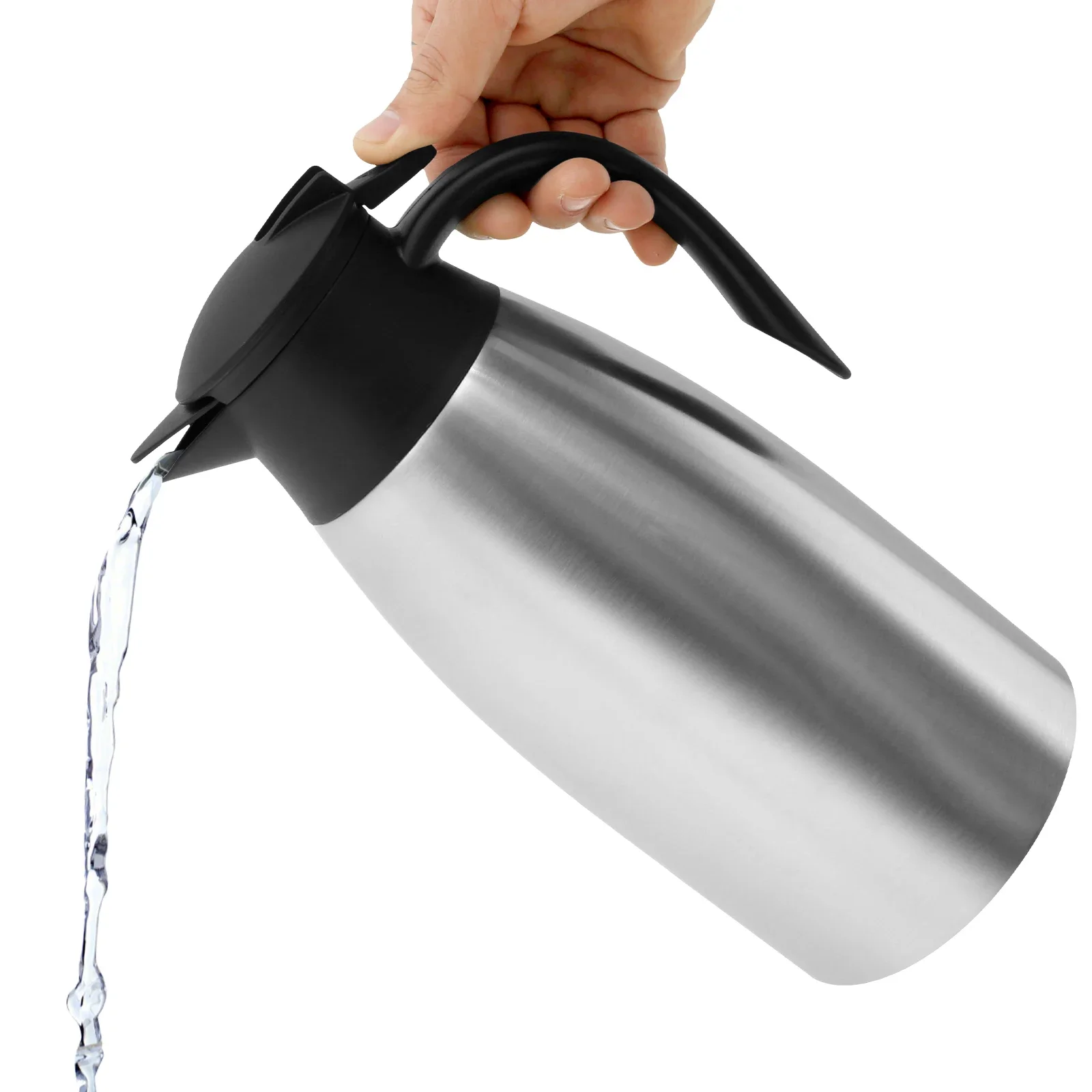 

Coffee Carafe Stainless Steel Insulated Coffee Carafe Vacuum Insulated Coffee Carafe 68Oz Thermal Coffee Carafe Leak Proof