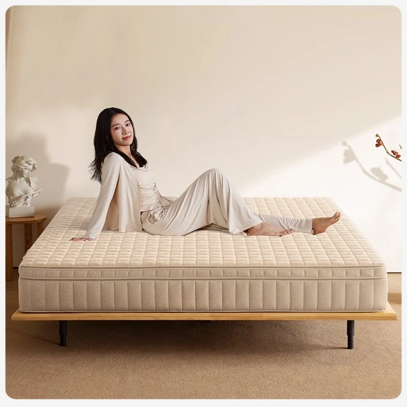 

Natural jute mattress hemp small bean memory cotton household independent bag spring