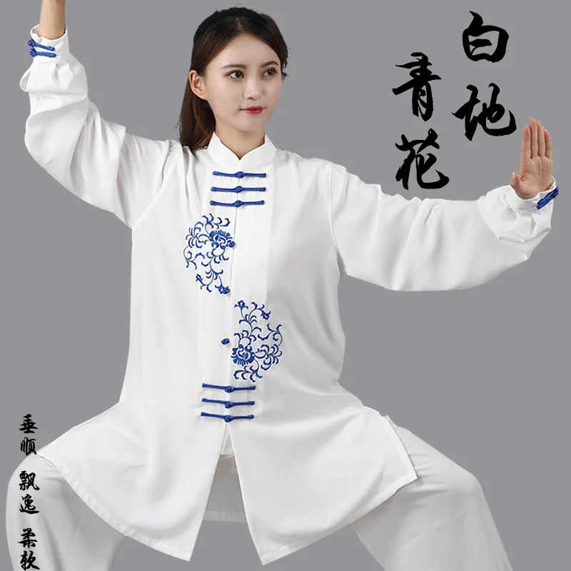 

New Tai Chi Clothing Martial Arts Performance Clothing Tai Chi Clothing Classic Medium-Length Kung Fu Clothing