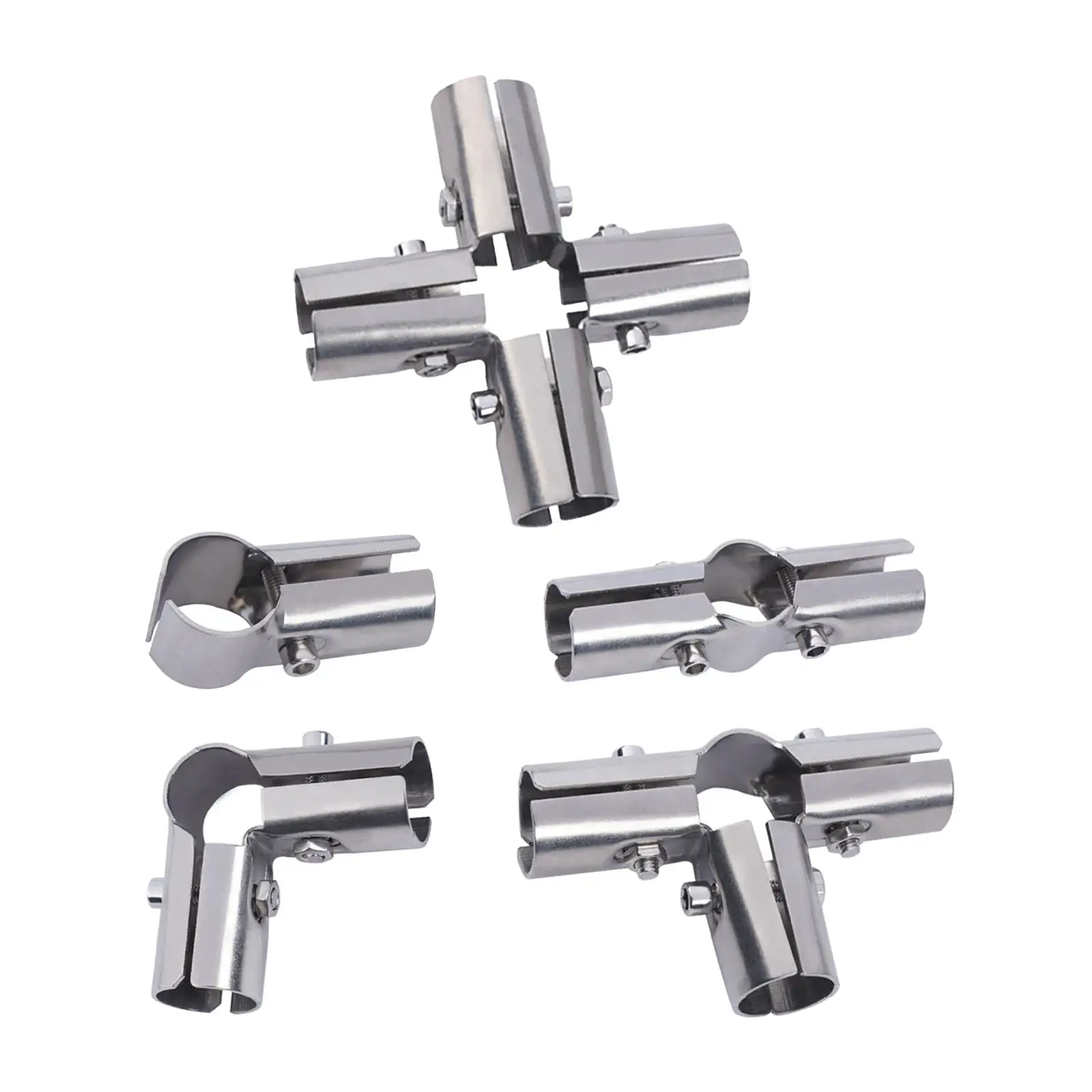 Stainless Steel Tube Connector for Simplified Sheds Containers Shelf Frames