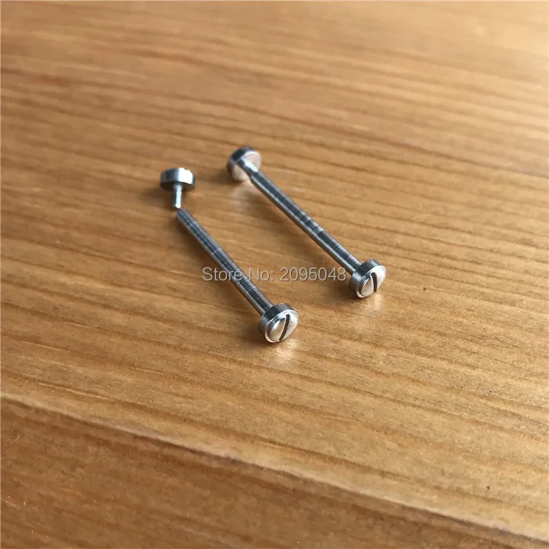 24mm Steel Rose Gold Color Screw Tube Ear Bar for Versace 39mm Women's Watch - view 2