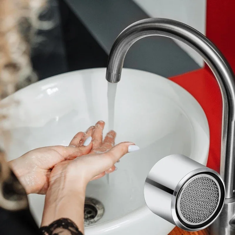 Bộ 6 Vòi Lọc Có Cờ Lê Nhà Bếp Vòi Nước Máy Sục Khí Tiết Kiệm Nước Vòi Lọc Phòng Tắm Bồn Rửa Máy Sục Khí Bền