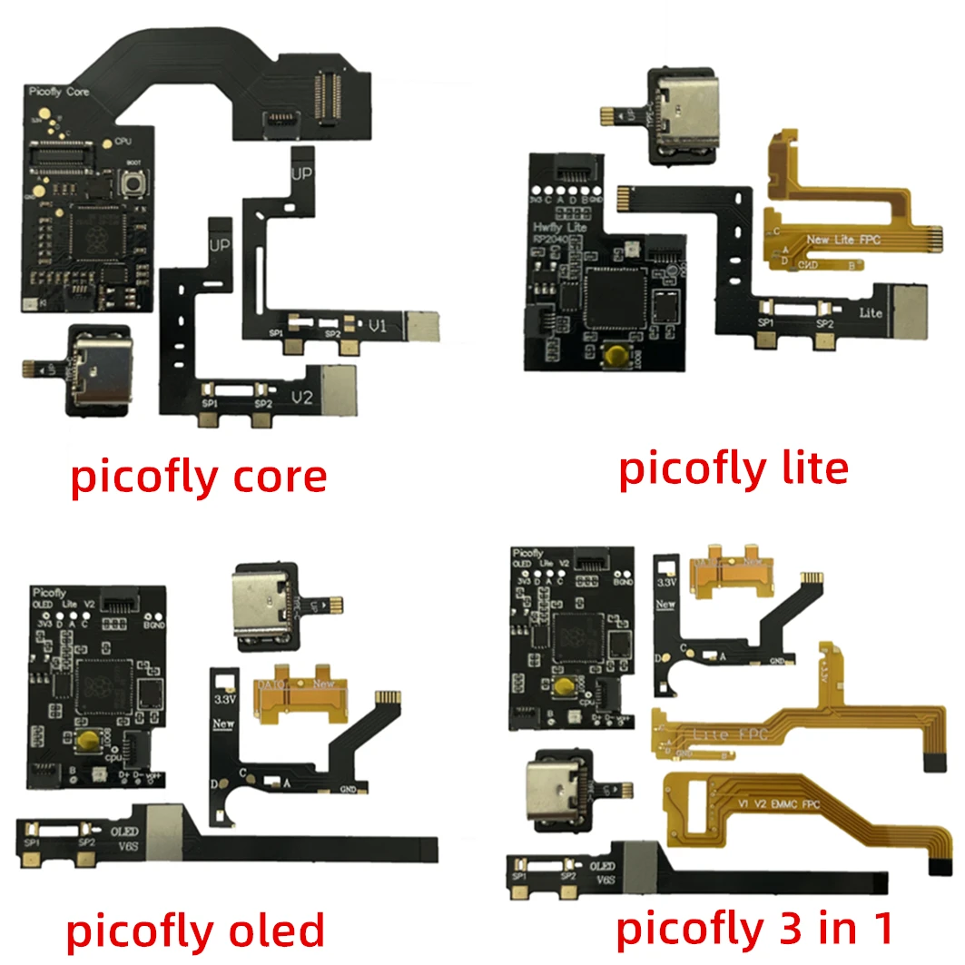 Hwfly Picofly Raspberry pi RP2040 Chip For Switch Core & Oled & Lite & V1 & V2 Erista and Mariko Console Upgradable Flashable