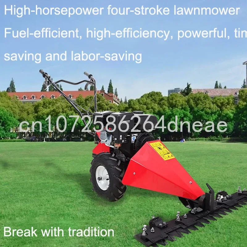 Multifunctional Gasoline Self-propelled Lawnmower Four-stroke Lawnmower Hand Push Lawnmower Garden Wasteland Lawn Machine