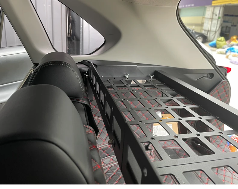 For Toyota RAV4 2019 2020 2021 2022 2023 Modular Storage Panel Shelf Modification Molle panel Rear Trunk Debris Rack Storage