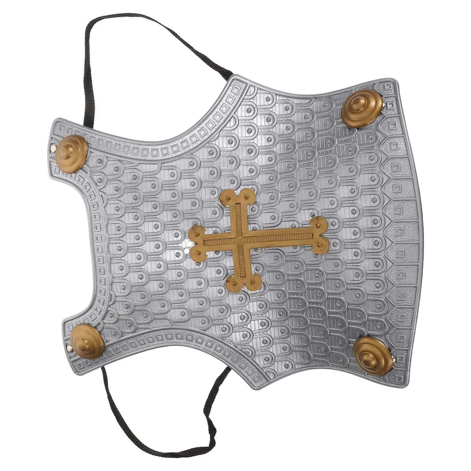 Sturdy Plastic Boys Realistic Roman Soldier Play Costume Party Game Prop Durable Children'S Armor Wearing Portable Small