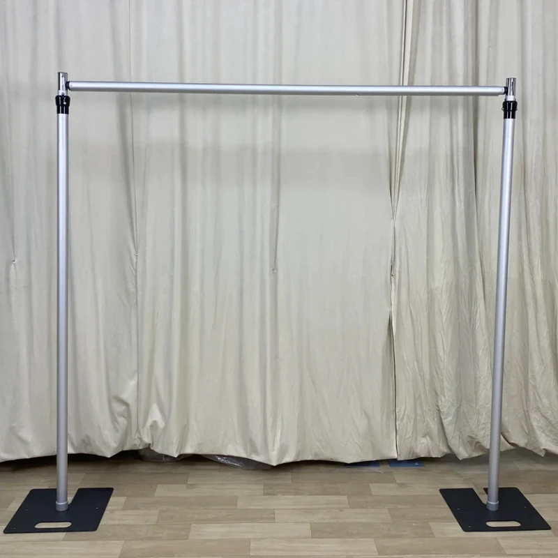 KE-PAD001 Wholesale Aluminum pipe and drape kit backdrop stand adjustable uprights stand for wedding decoration