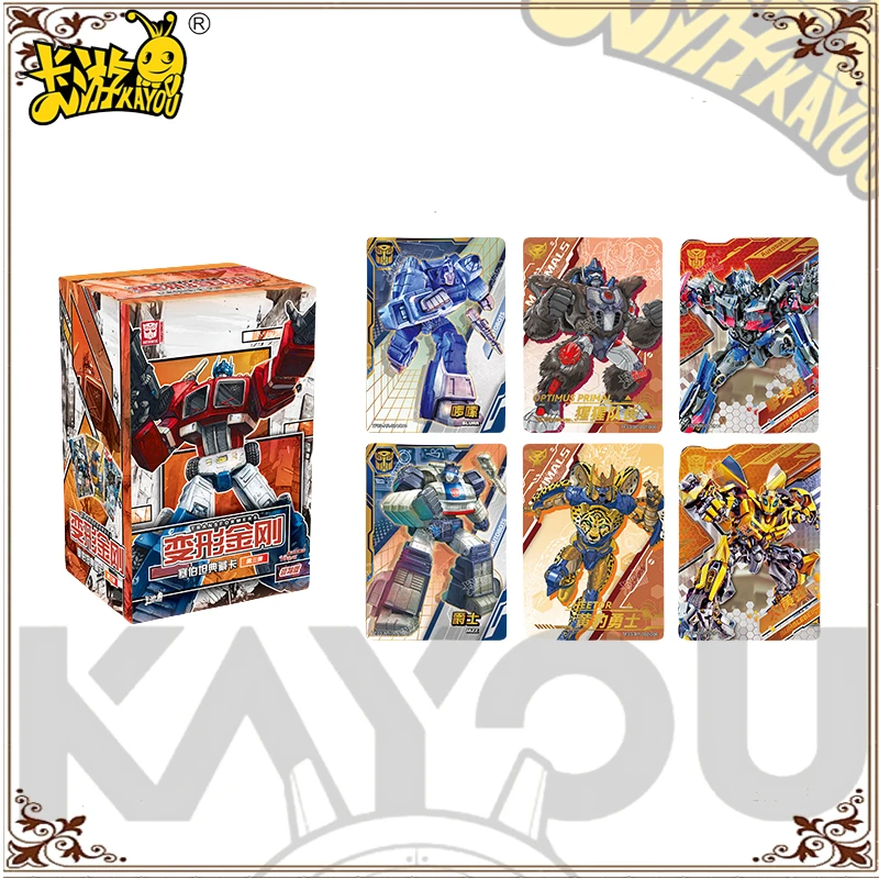 Kayou Original Transformers Card Leader Edition Optimus Prime Peripheral Card Book Collection Booking Game Card