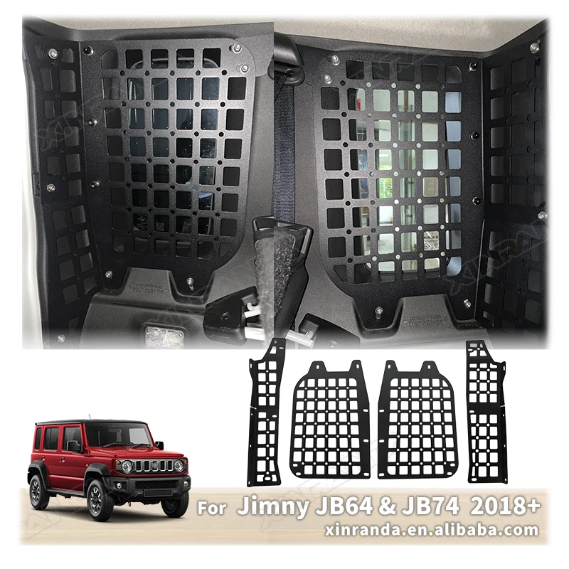 

Аксессуары JIMNY, 5-дверный кронштейн для хранения окон, панель Molle на заднее окно для Suzuki Jimny 2023 2024