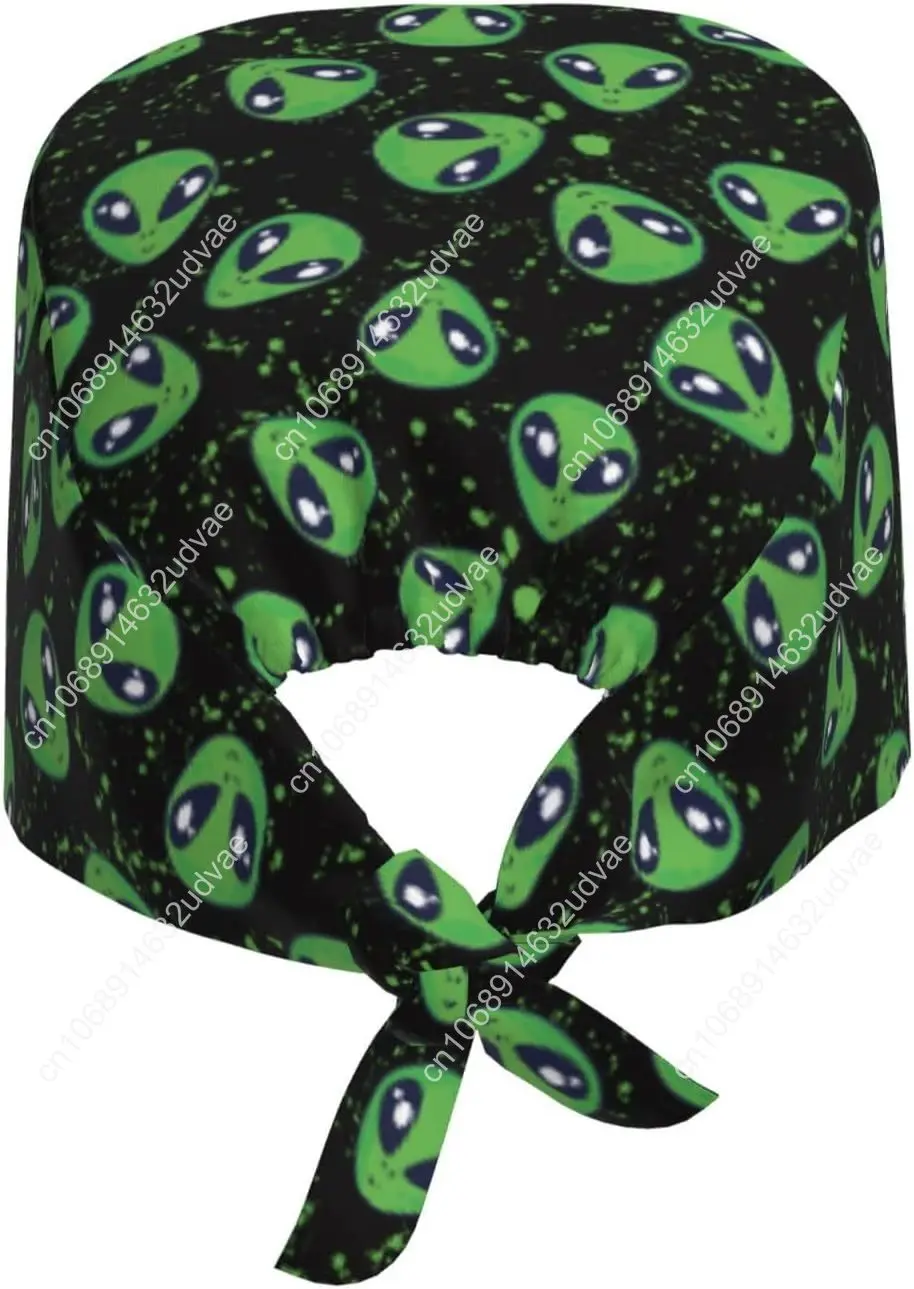 Boné de trabalho esfrega com faixa de suor ajustável unissex feminino amarrar chapéu enfermeira bonés cirúrgicos