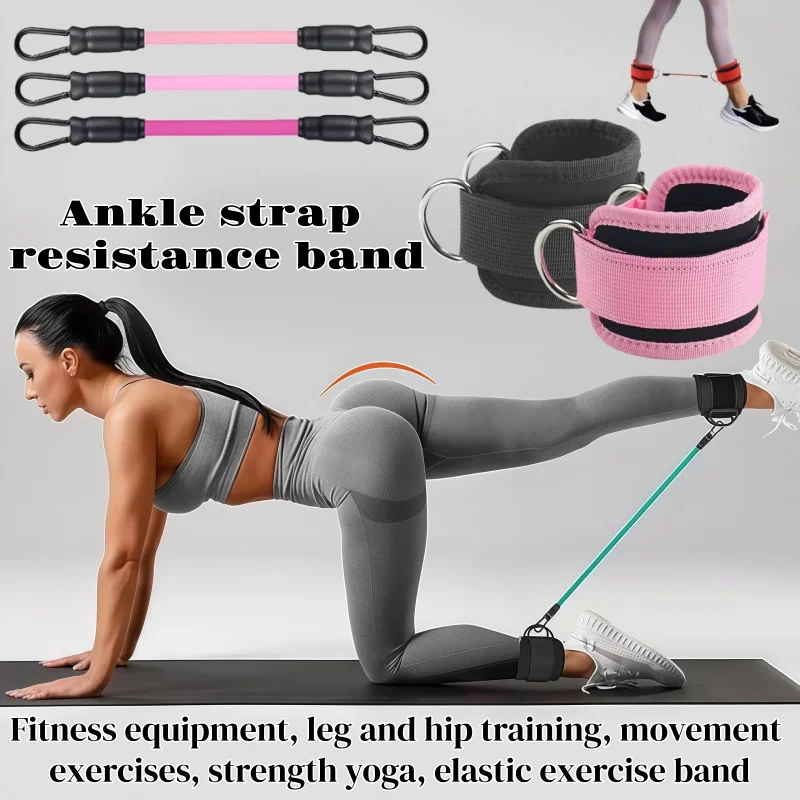 

Фитнес-тренировки, оборудование для упражнений, набор эспандеров, ремни на щиколотке, эластичные ленты для йоги, фитнес-ленты для спортзала, мужчин и женщин, спорт