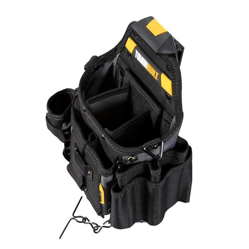 TOUGHBUILT TB-CT-114 Journeyman Bolsa para eletricista com alça de ombro CLIPTECH Bolsa de armazenamento espessada de grande capacidade