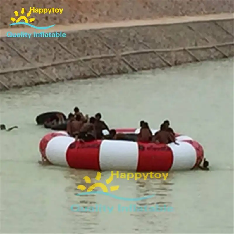 Floating Water Jumping Bed Inflatable Splash Padded Jump Bouncer Platform Sungear Water Trampoline