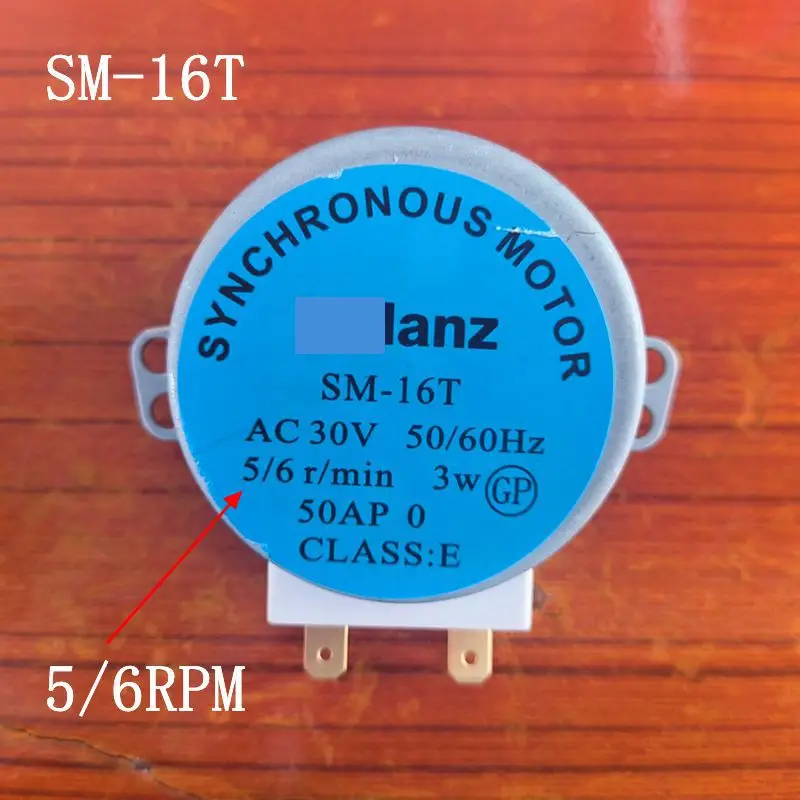 

Suitable for Galanz microwave oven turntable synchronous motor tray motor D hole SM-16T AC 30V 3W