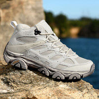 Hiking Shoes Men Outdoor Comfortable Lace-up Anti-slip Wear-resistant Men Low-top Men Shoes Breathable Casual Sports Shoes Men