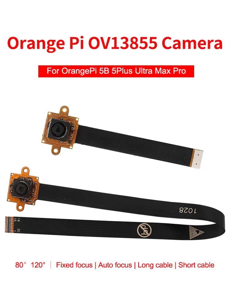 Kamera OV13855 kompatybilna z Orange Pi 5 Plus, interfejs MIPI 80 °   120 °   Kabel z automatycznym ustawianiem ostrości, krótki i długi, do płyty OPi RK3588 — zdjęcie produktu 7