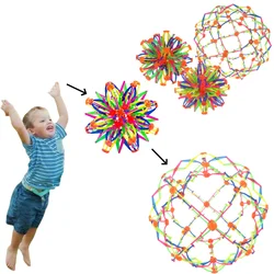 Pelota retráctil de colores para niños, juguete interactivo para padres e hijos, sensorial, mágico, para interior y exterior