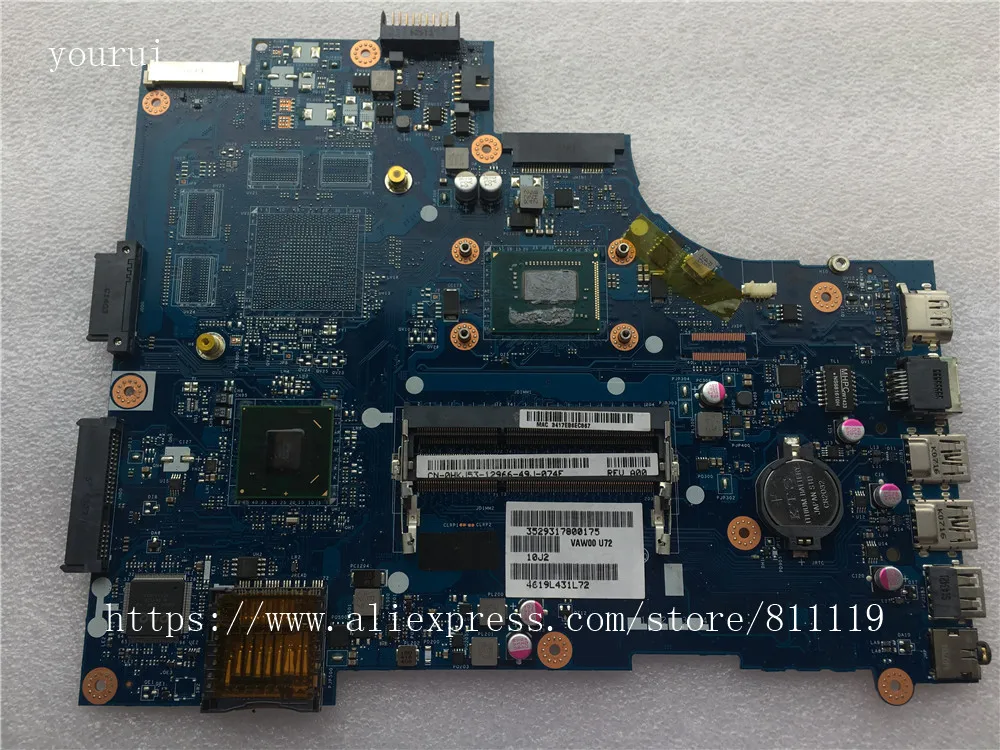 

CSRZSZ For Dell inspiron 15R 3521 laptopmotherboard CN-0HKJ53 0HKJ53 HKJ53 VAW00 LA-9104P with i3-3217u CPU Tested ok