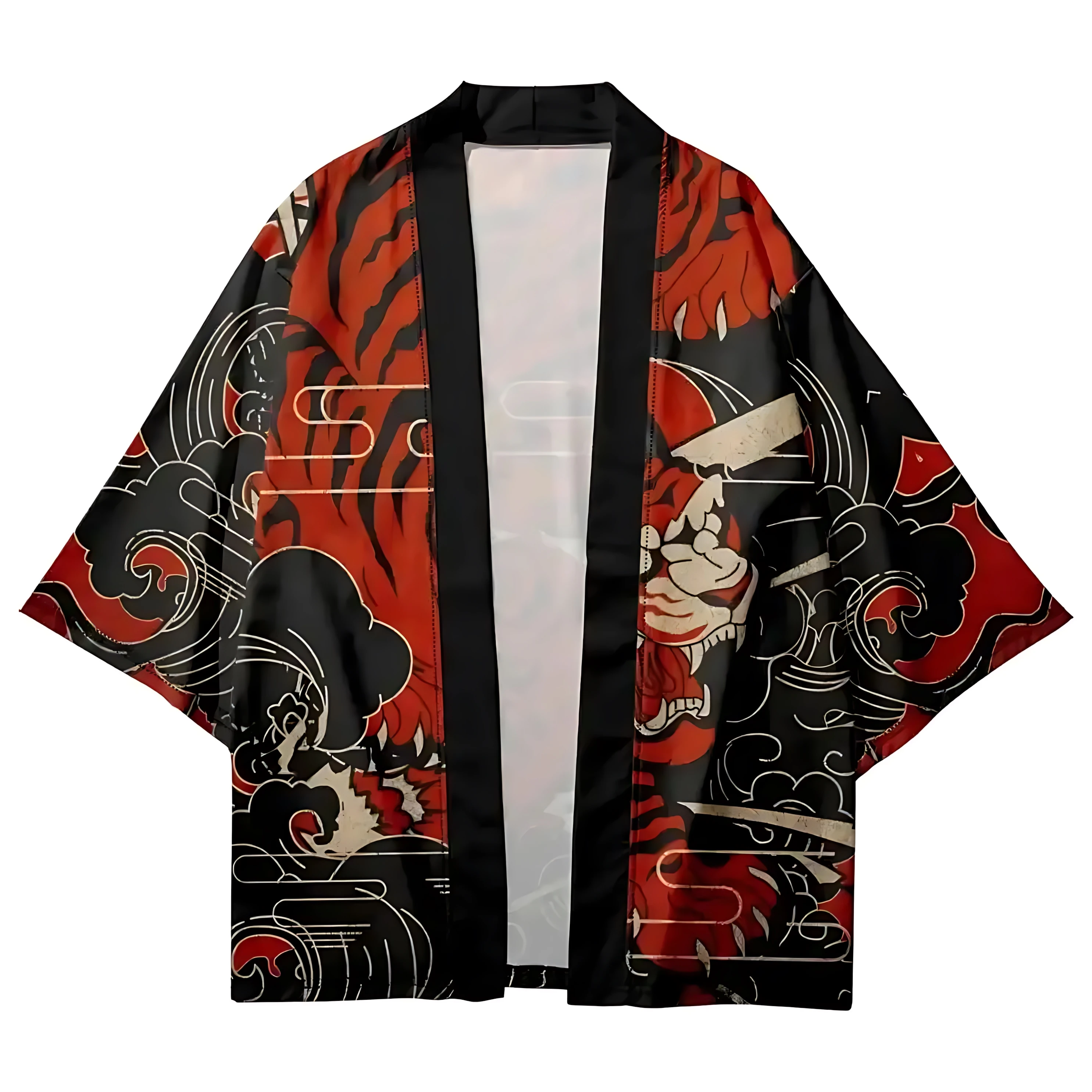 2026 Summer Men's Kimono 3D Printed Pattern Breathable Lightweight Casual Fashion Outdoor Men's Clothing